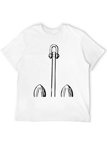 Anchor Graphic Tee - Black Casual Comfort