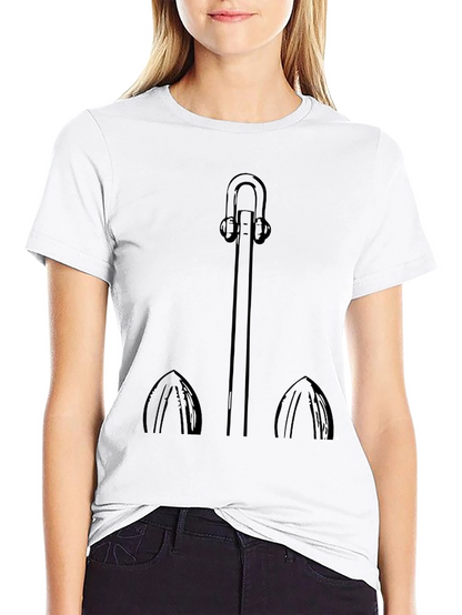 Anchor Graphic Tee - Black Casual Comfort