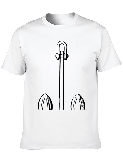 Anchor Graphic Tee - Black Casual Comfort