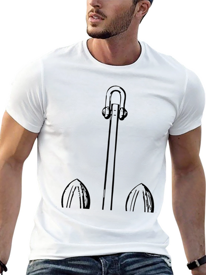 Anchor Graphic Tee - Black Casual Comfort