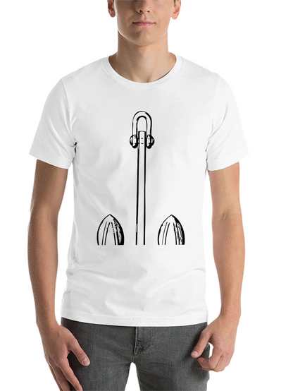 Anchor Graphic Tee - Black Casual Comfort