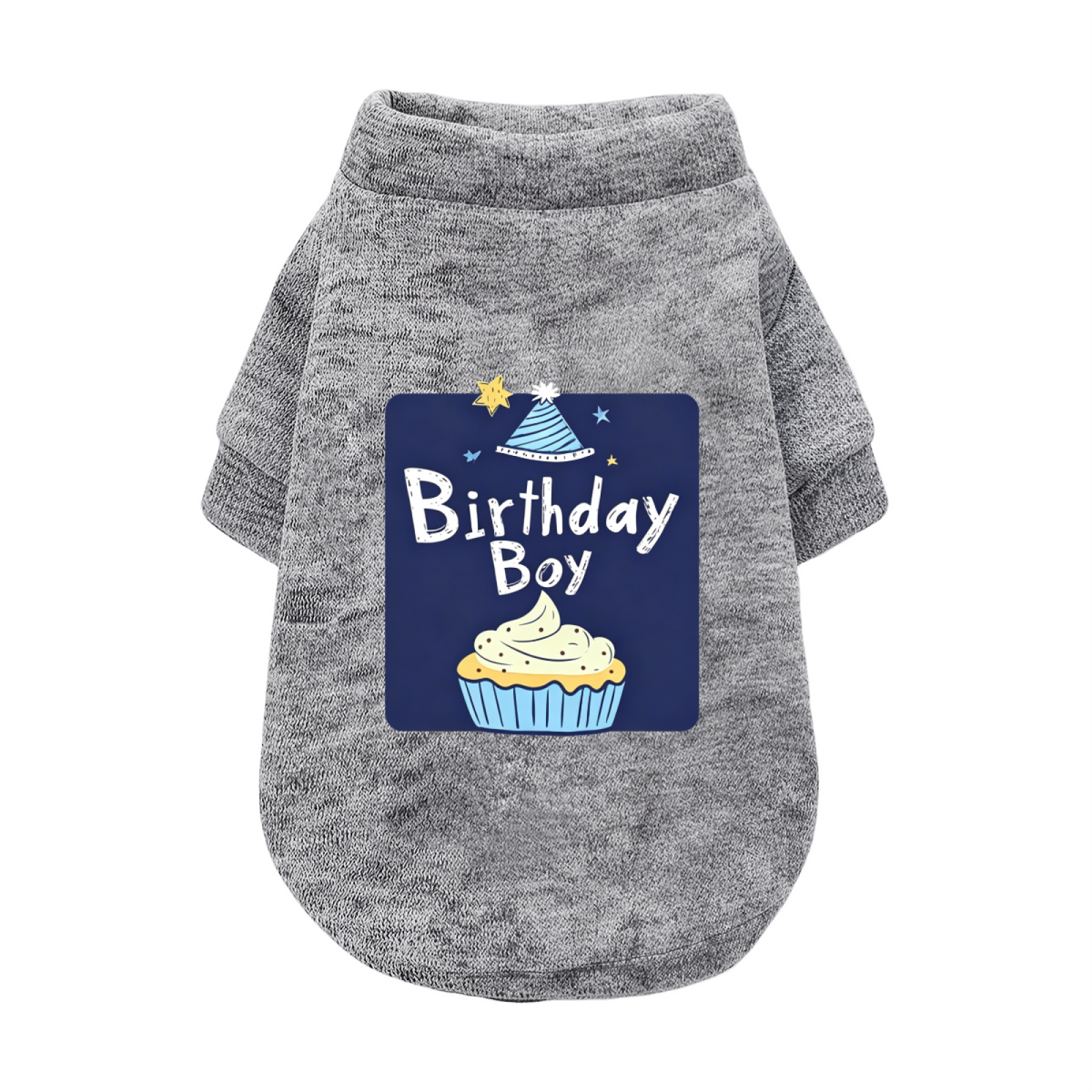Birthday Boy Cupcake Party Pet Outfit Sweater