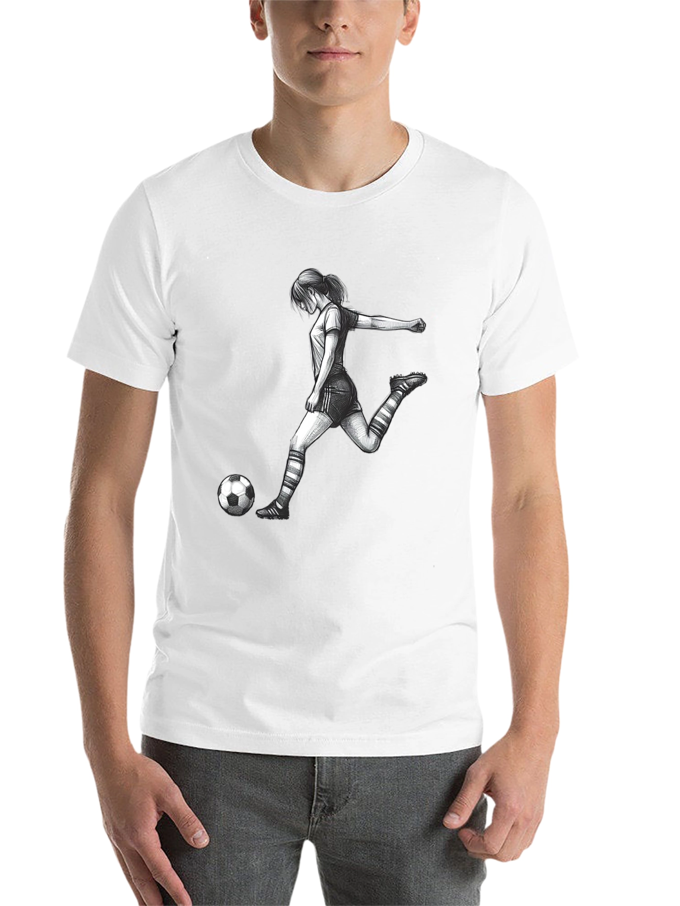 Soccer Girl Graphic Tee