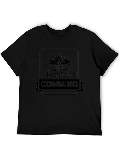 The Mountains Coming Black T-Shirt