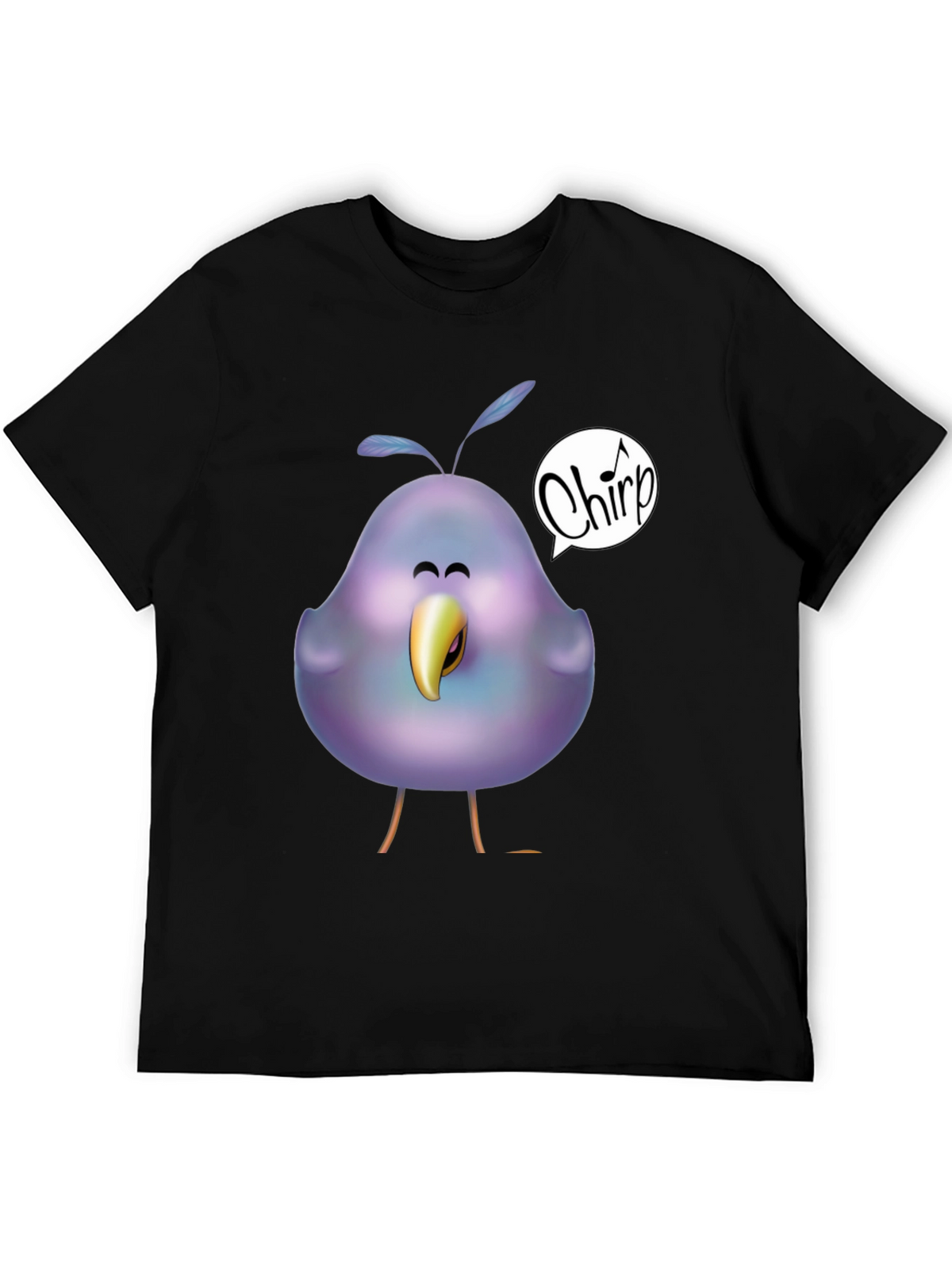 Chirp Bird Graphic T-Shirt - Unisex Soft Cotton Tee