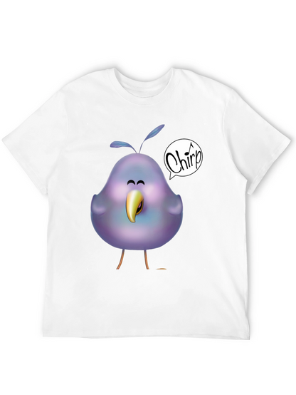 Chirp Bird Graphic T-Shirt - Unisex Soft Cotton Tee