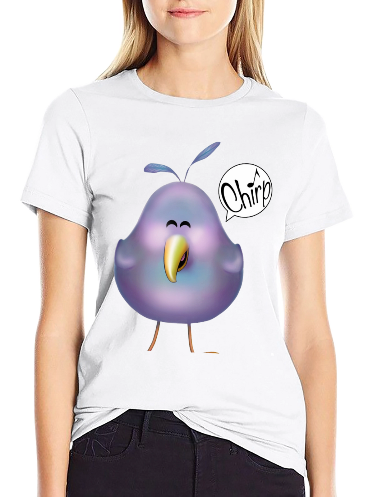 Chirp Bird Graphic T-Shirt - Unisex Soft Cotton Tee
