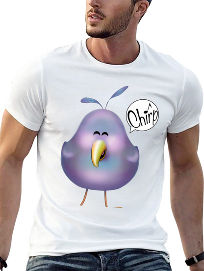 Chirp Bird Graphic T-Shirt - Unisex Soft Cotton Tee