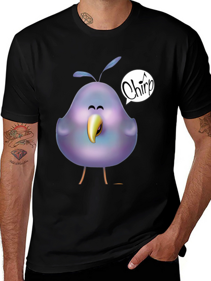 Chirp Bird Graphic T-Shirt - Unisex Soft Cotton Tee