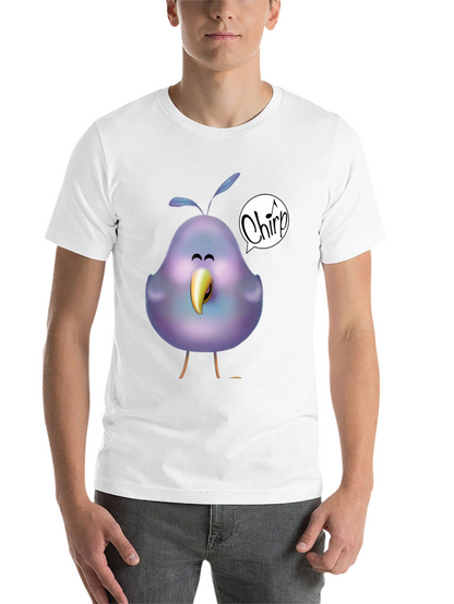 Chirp Bird Graphic T-Shirt - Unisex Soft Cotton Tee