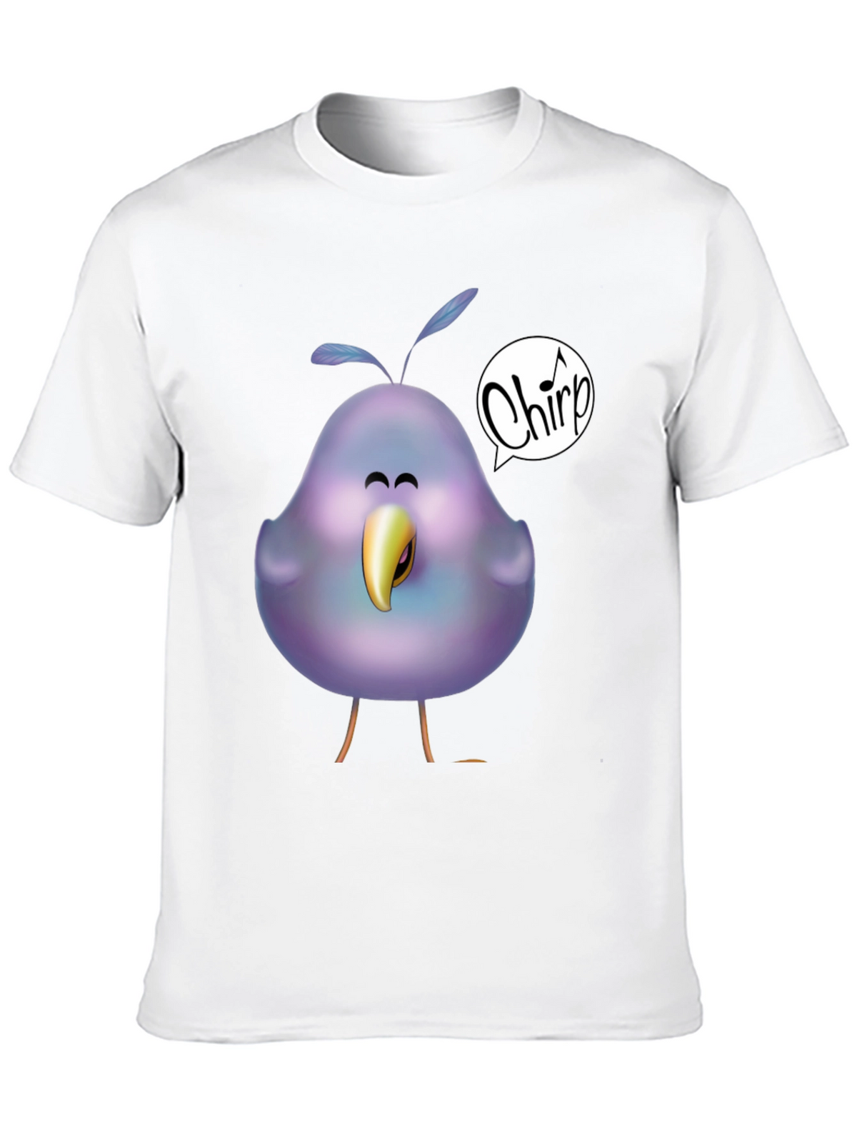 Chirp Bird Graphic T-Shirt - Unisex Soft Cotton Tee