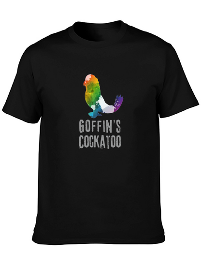 Goffins Cockatoo Rainbow T-Shirt - Unique Bird Lover Tee