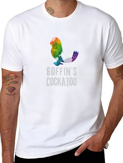 Goffins Cockatoo Rainbow T-Shirt - Unique Bird Lover Tee