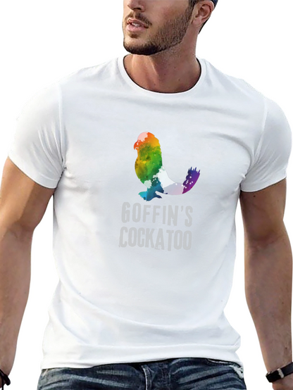 Goffins Cockatoo Rainbow T-Shirt - Unique Bird Lover Tee