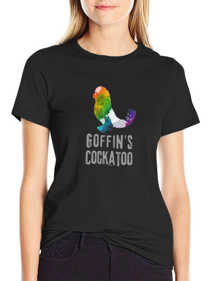Goffins Cockatoo Rainbow T-Shirt - Unique Bird Lover Tee