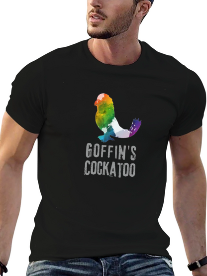 Goffins Cockatoo Rainbow T-Shirt - Unique Bird Lover Tee