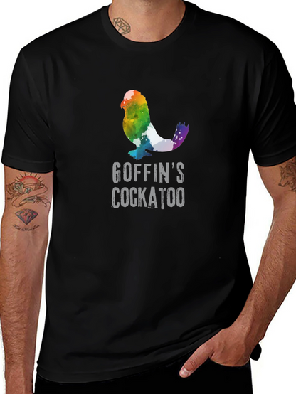 Goffins Cockatoo Rainbow T-Shirt - Unique Bird Lover Tee