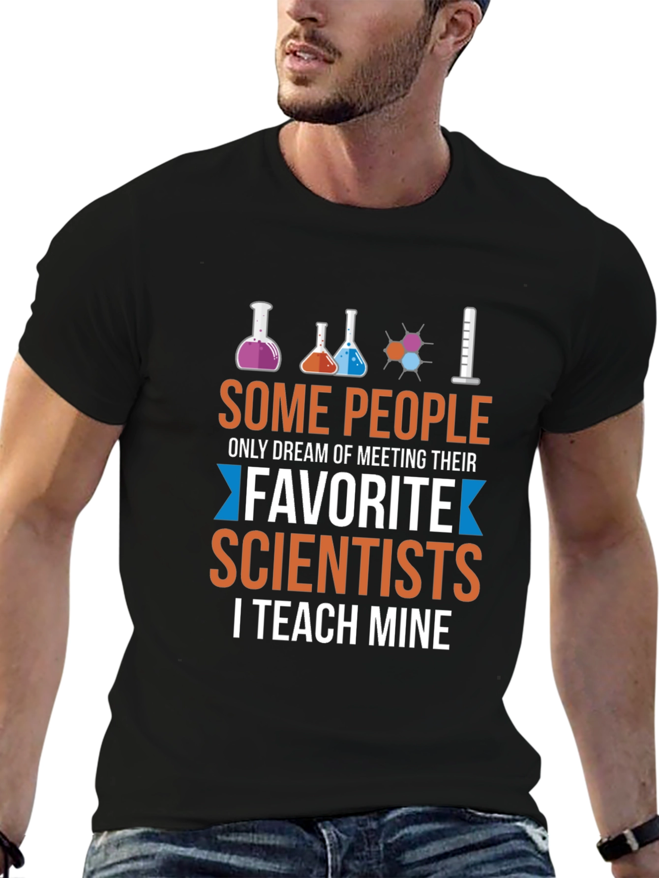 Scientist Teacher T-Shirt Funny Science Tee
