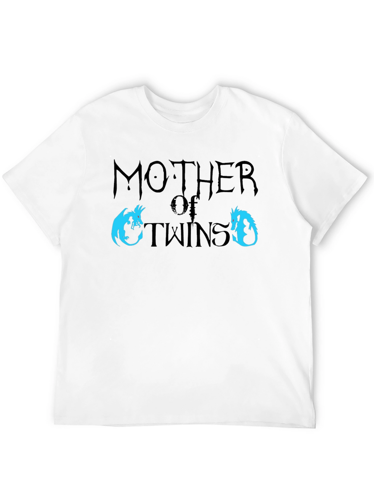 Mother of Twins Dragon T-Shirt - Fun Mom Tee