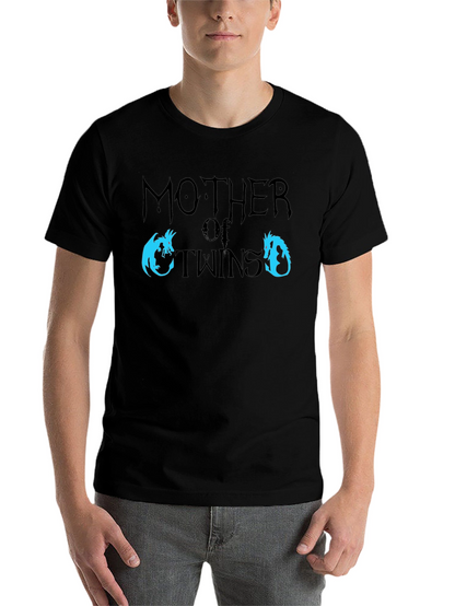 Mother of Twins Dragon T-Shirt - Fun Mom Tee