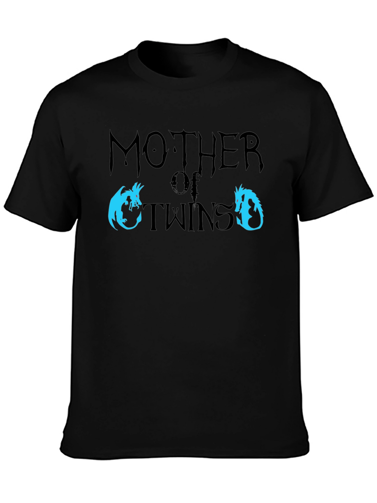 Mother of Twins Dragon T-Shirt - Fun Mom Tee