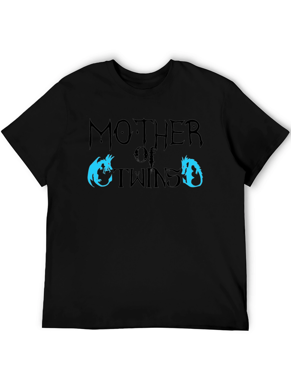 Mother of Twins Dragon T-Shirt - Fun Mom Tee