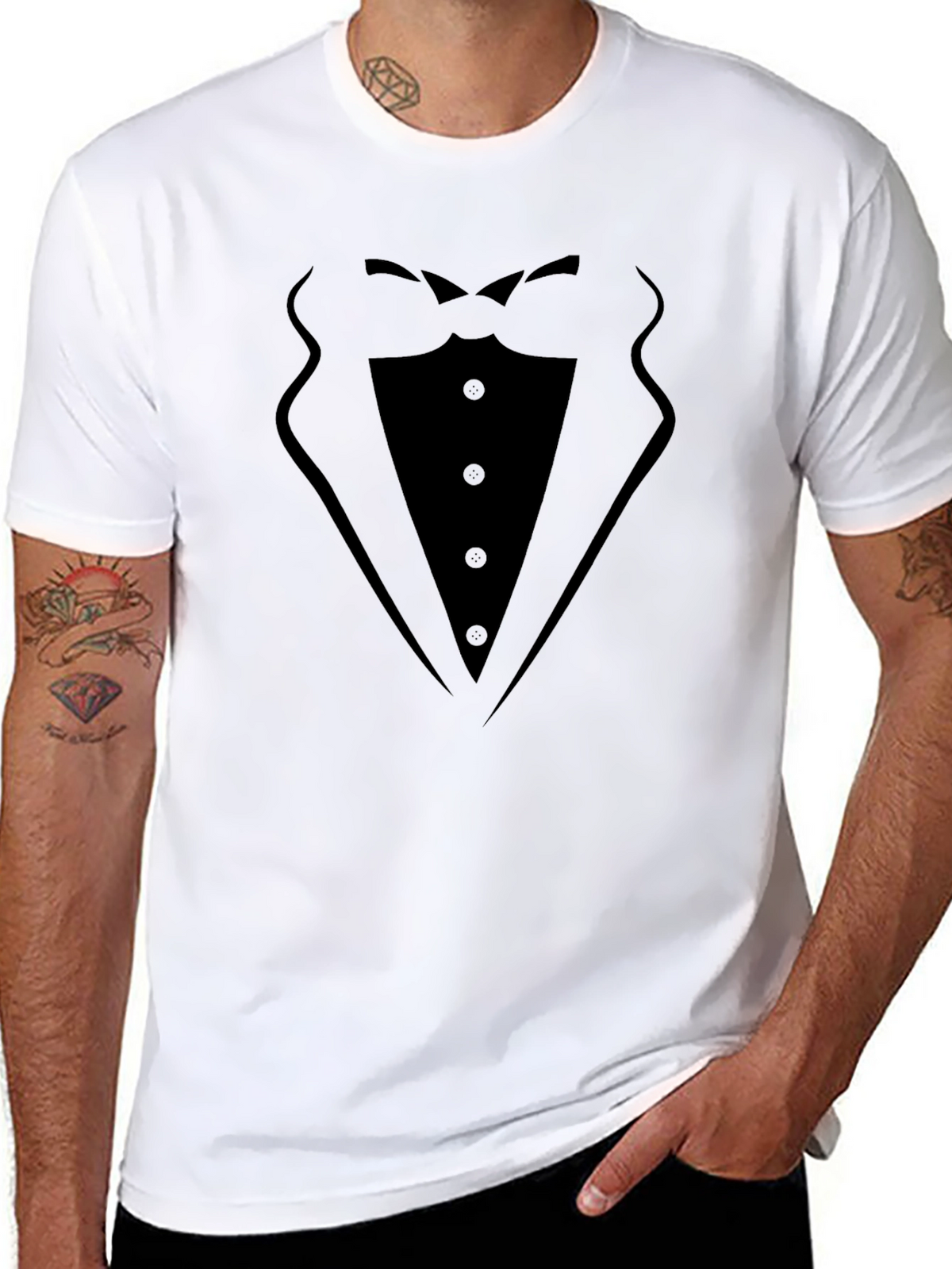 Tuxedo Graphic Tee - Formal Fun!