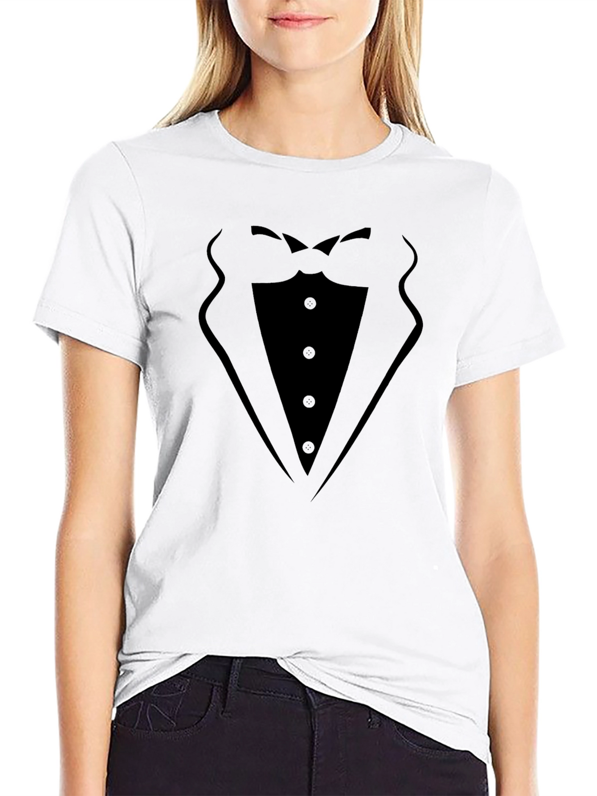 Tuxedo Graphic Tee - Formal Fun!