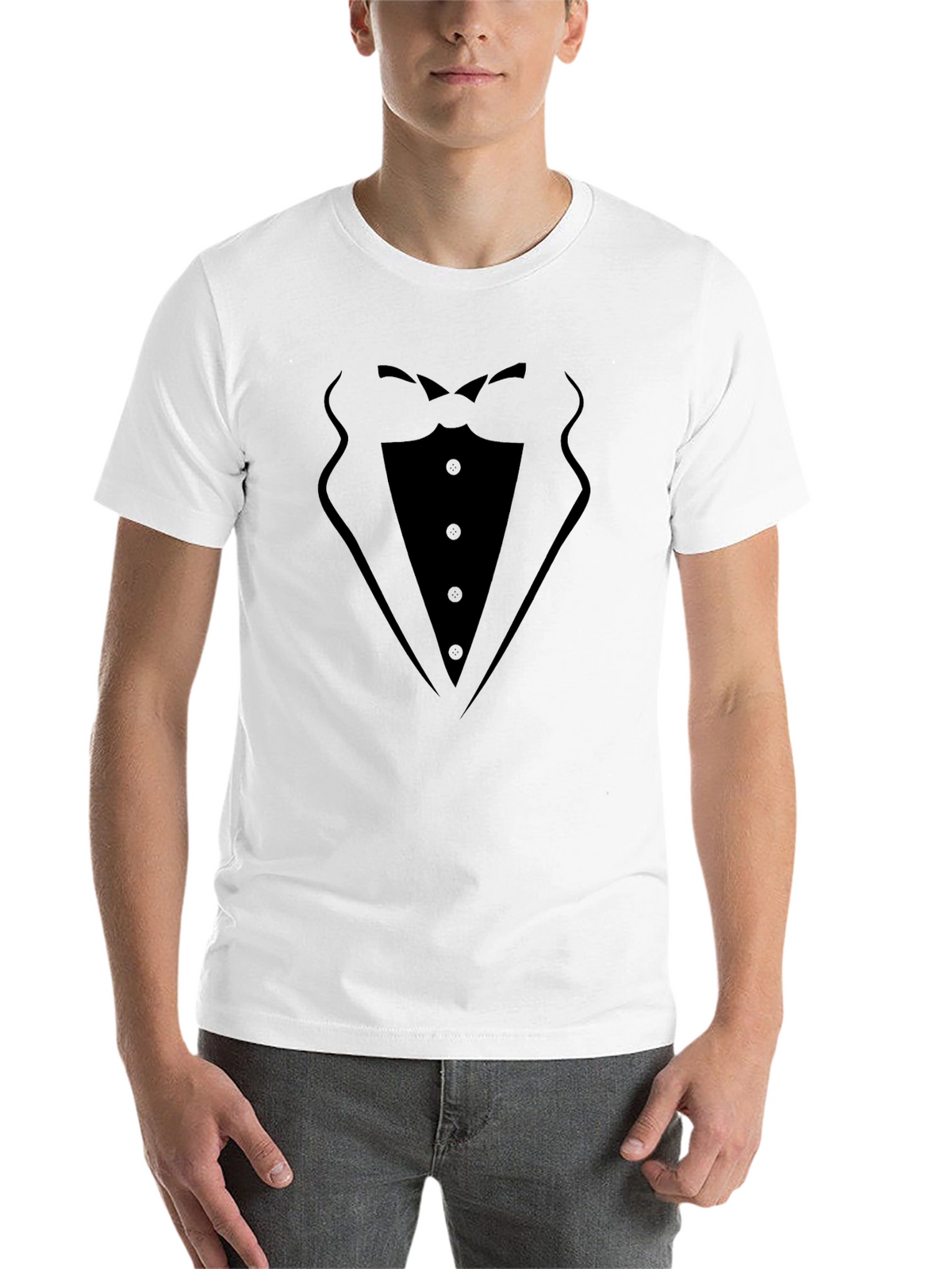 Tuxedo Graphic Tee - Formal Fun!
