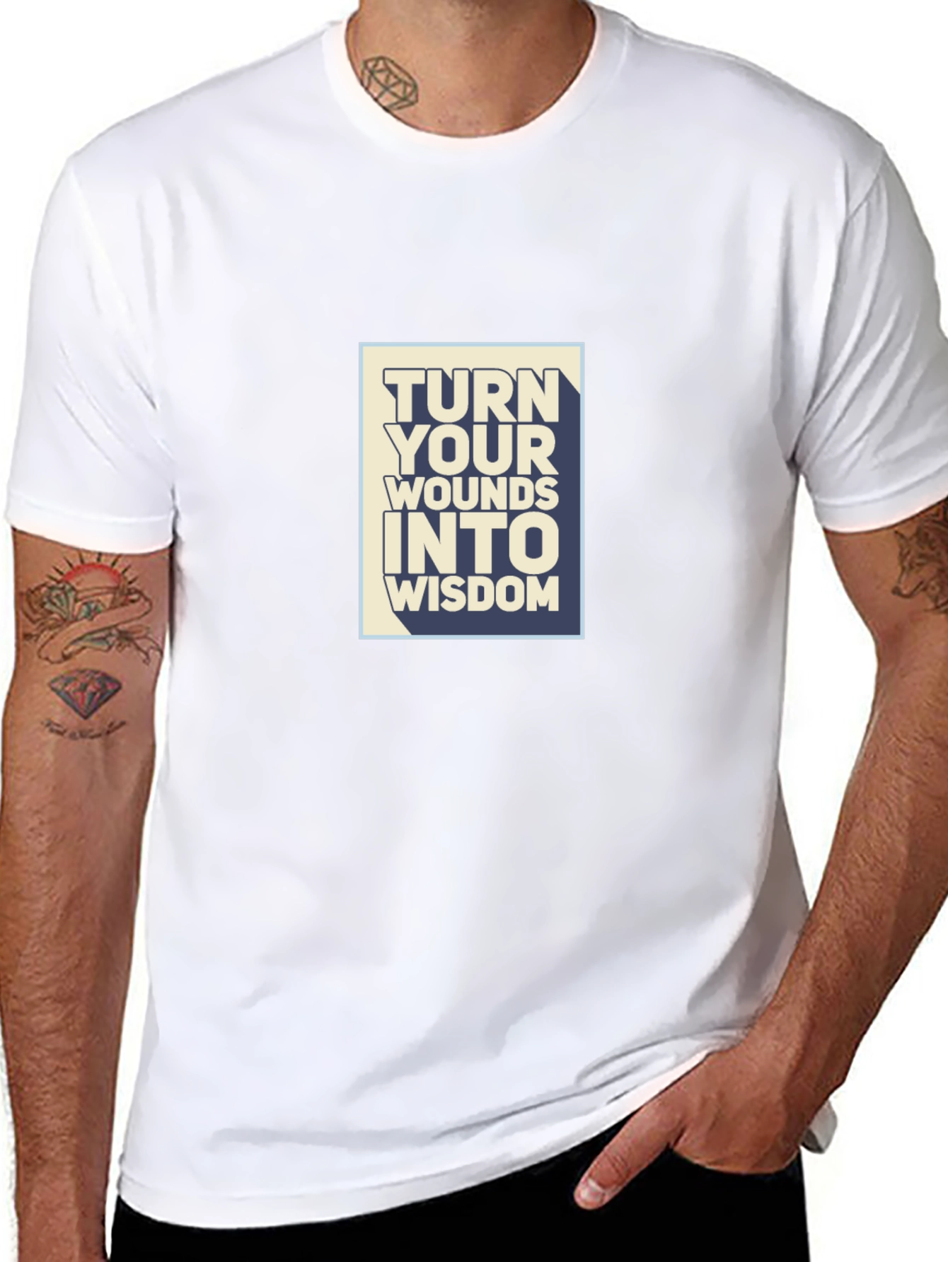 Wisdom Graphic Tee - Motivational T-Shirt