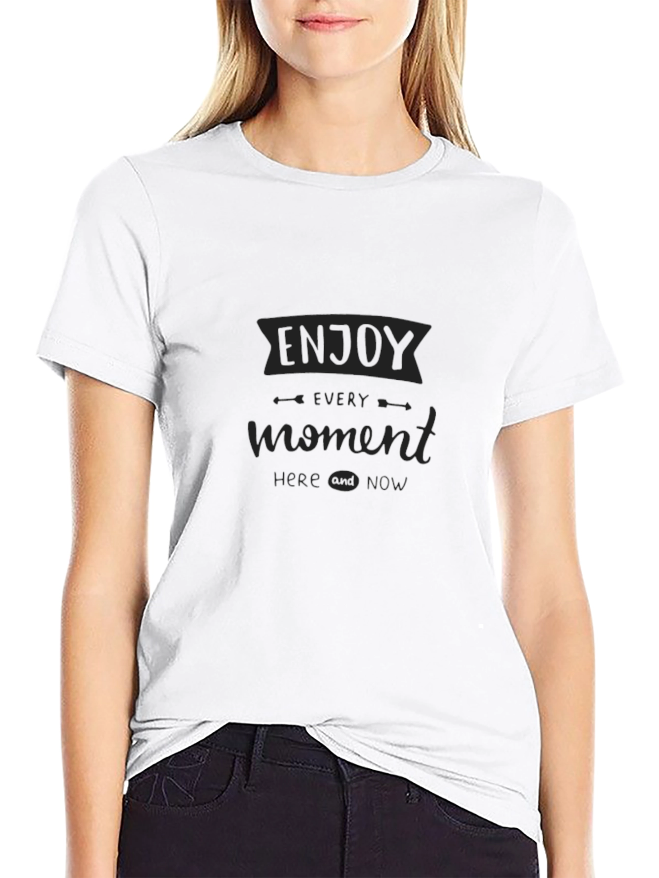 Enjoy Every Moment Black T-Shirt