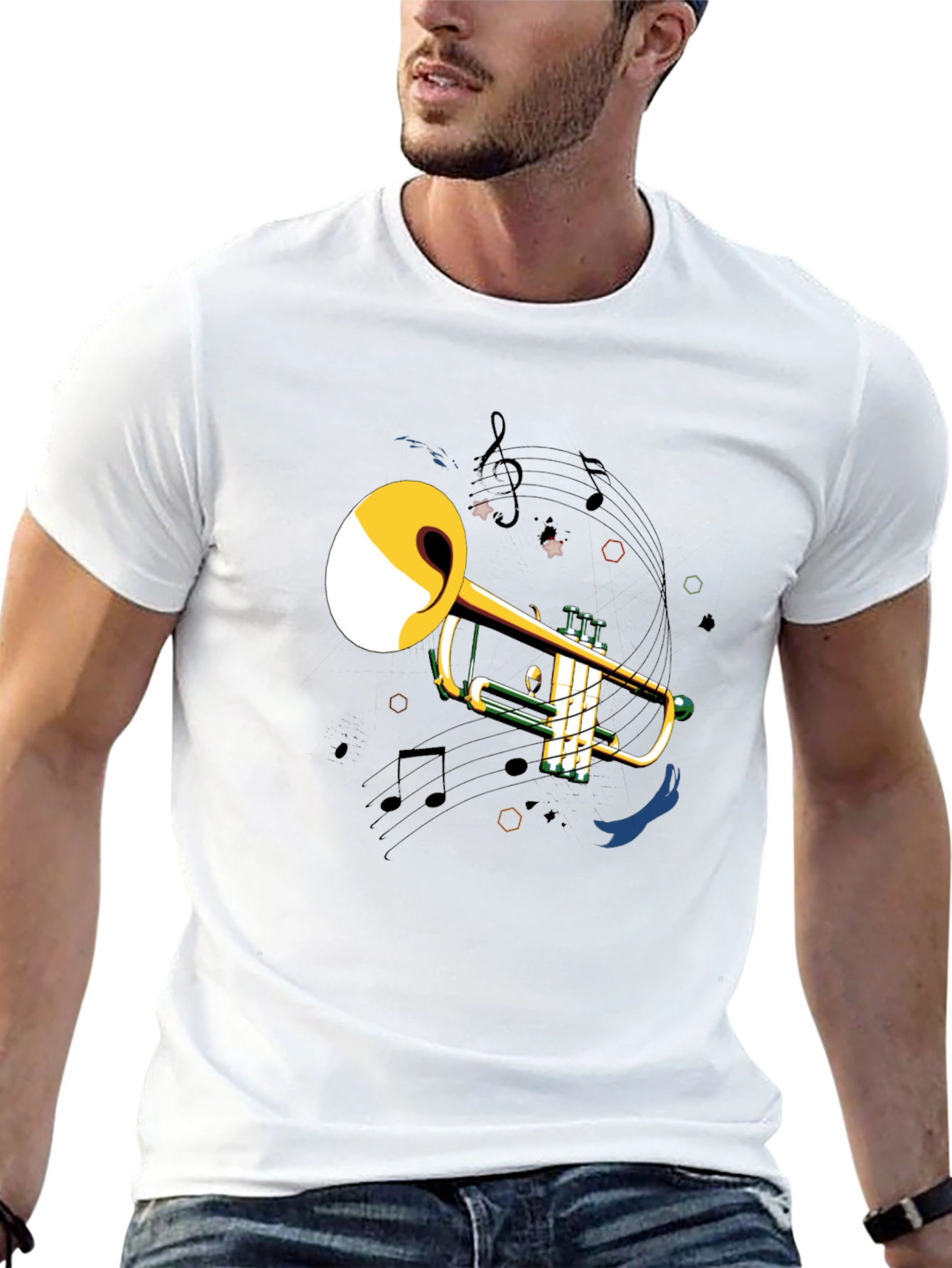 Trumpet Music T-Shirt - Stylish Design