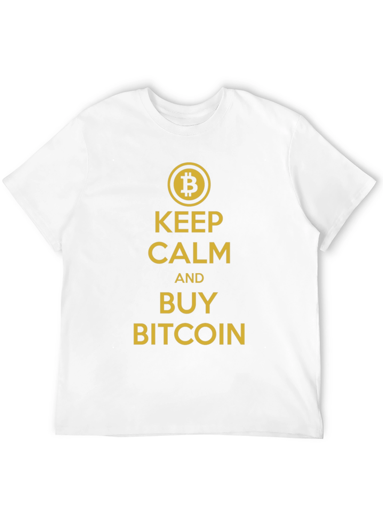 Keep Calm and Buy Bitcoin Black T-Shirt