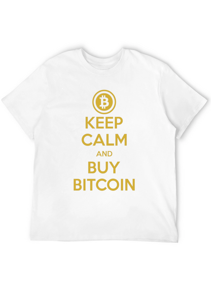 Keep Calm and Buy Bitcoin Black T-Shirt