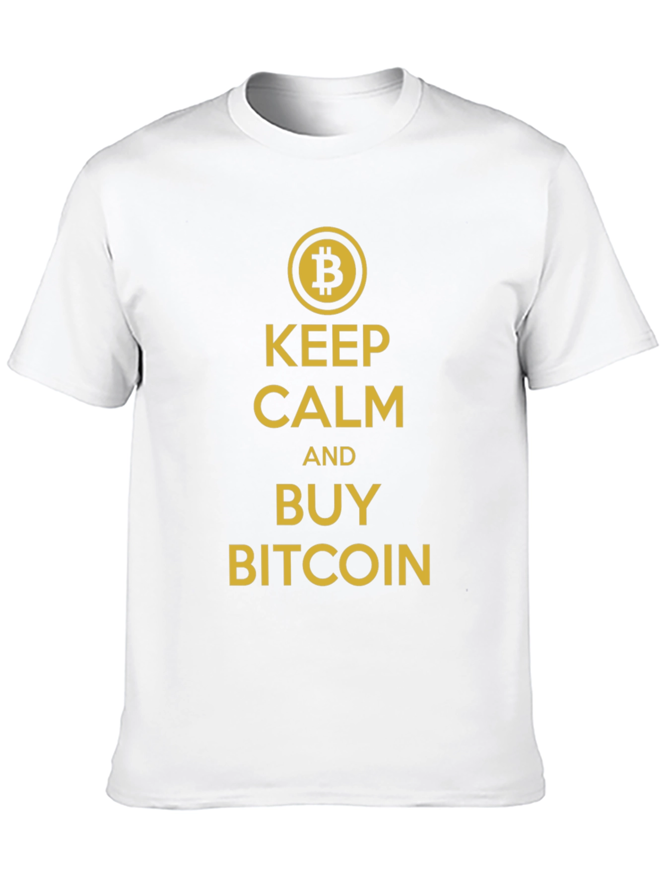 Keep Calm and Buy Bitcoin Black T-Shirt