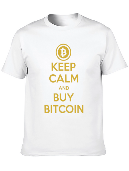 Keep Calm and Buy Bitcoin Black T-Shirt