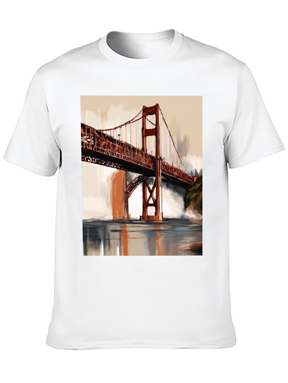 Golden Gate Bridge Art Print T-Shirt