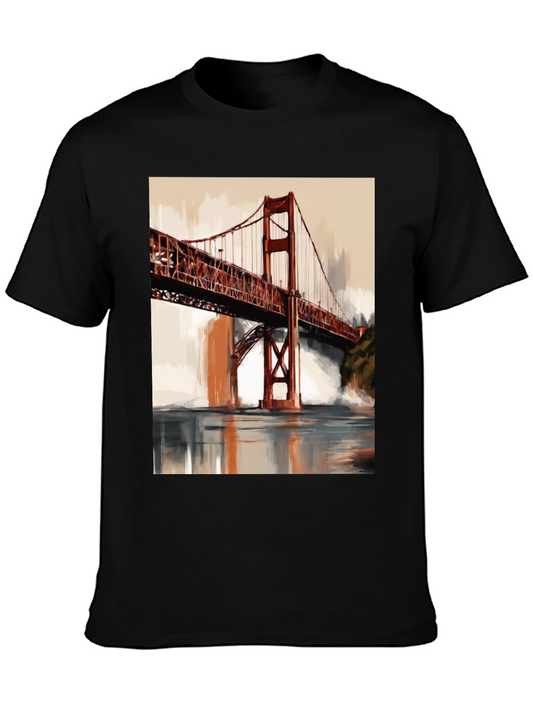 Golden Gate Bridge Art Print T-Shirt