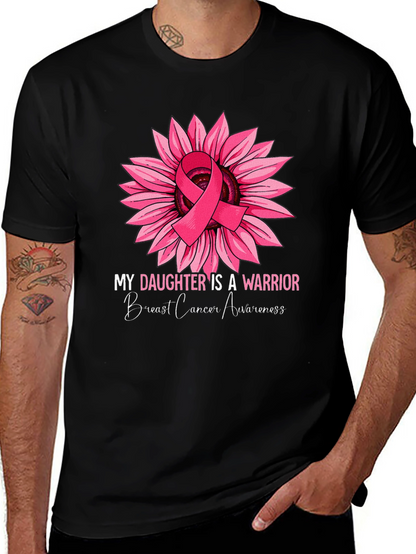 Breast Cancer Awareness Sunflower Warrior T-Shirt