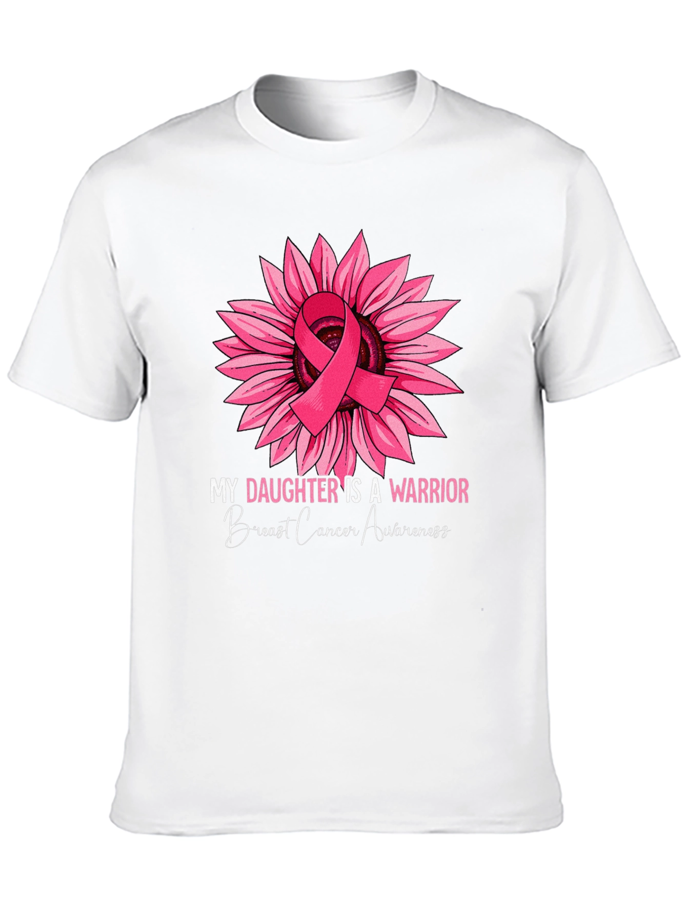 Breast Cancer Awareness Sunflower Warrior T-Shirt