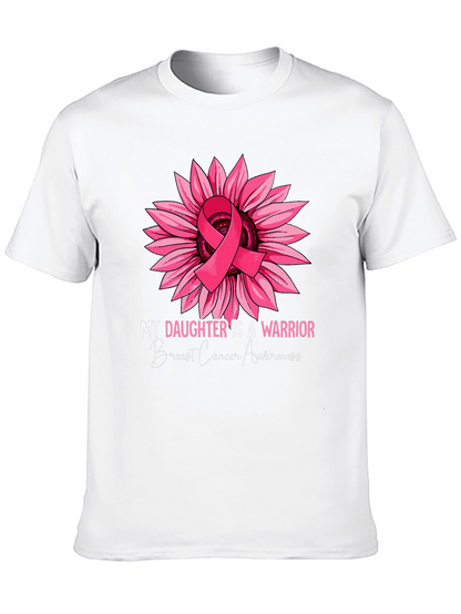 Breast Cancer Awareness Sunflower Warrior T-Shirt