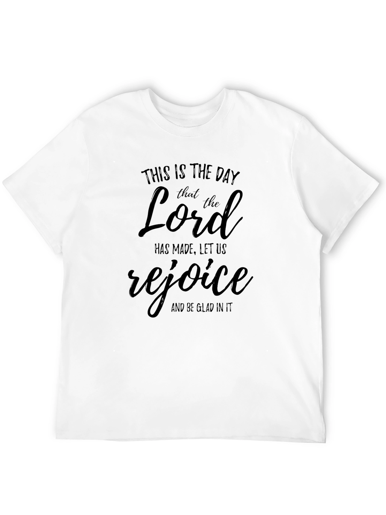 Religious T-Shirt: Rejoice in the Lord