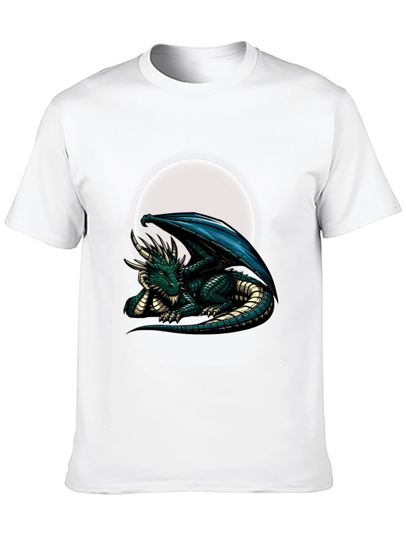 Dragon Moon Graphic Tee - Fantasy T-Shirt