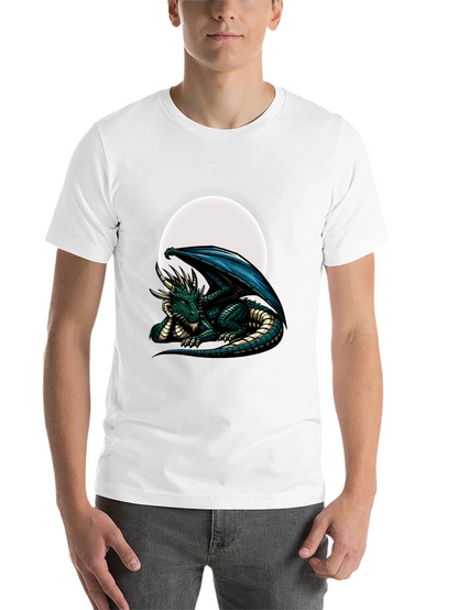 Dragon Moon Graphic Tee - Fantasy T-Shirt