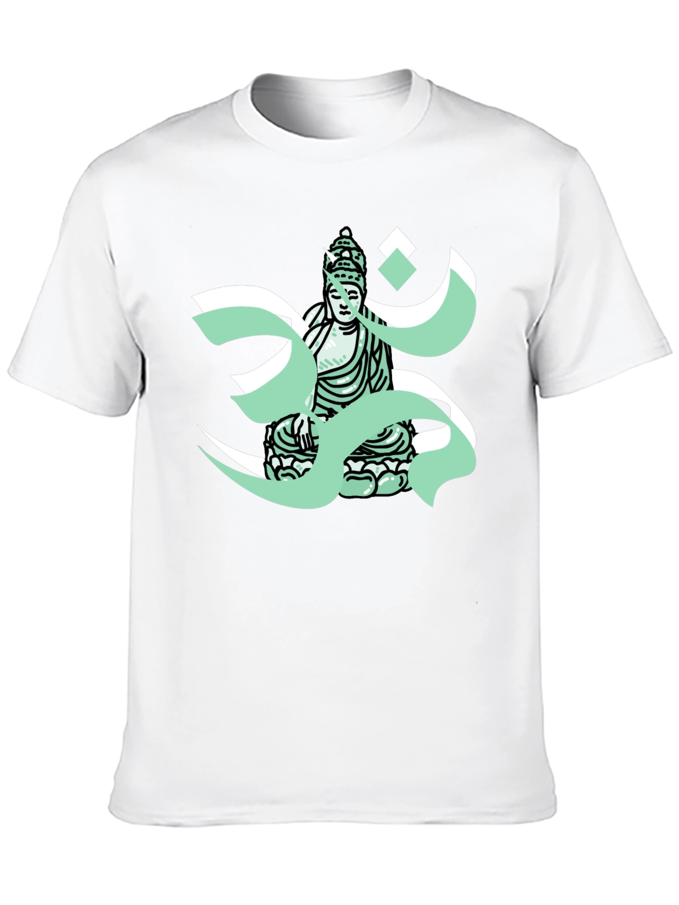 Buddha Om T-Shirt - Meditative Graphic Tee