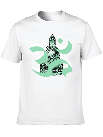 Buddha Om T-Shirt - Meditative Graphic Tee