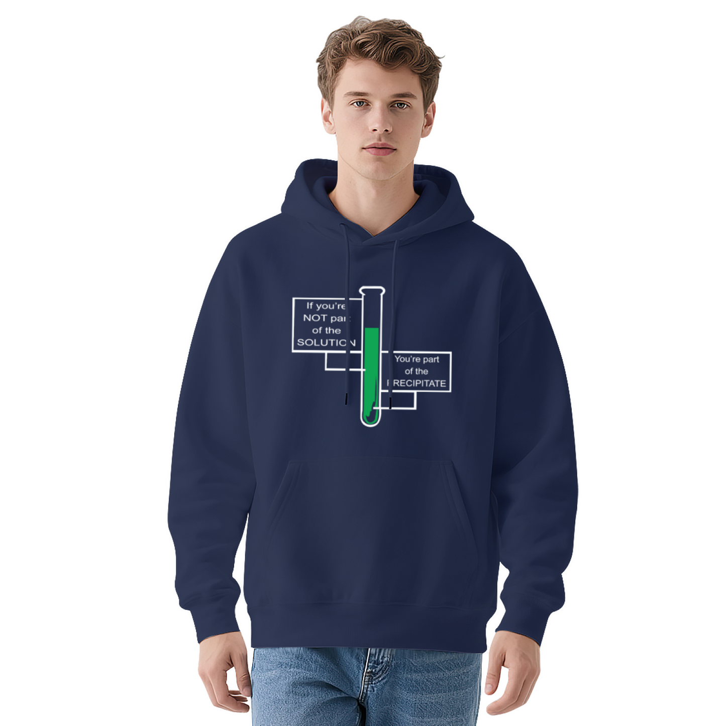 Chemistry Solution Precipitate Black Hoodie