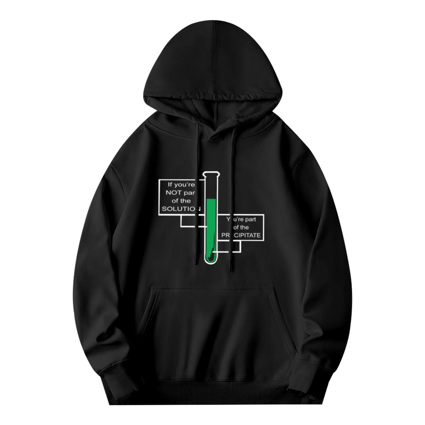 Chemistry Solution Precipitate Black Hoodie