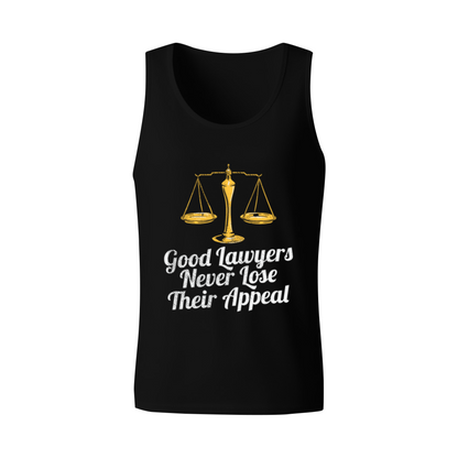 Funny Lawyer Scale Pun Legal Tank Top