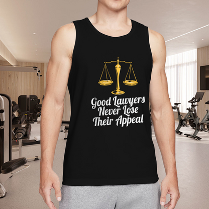 Funny Lawyer Scale Pun Legal Tank Top